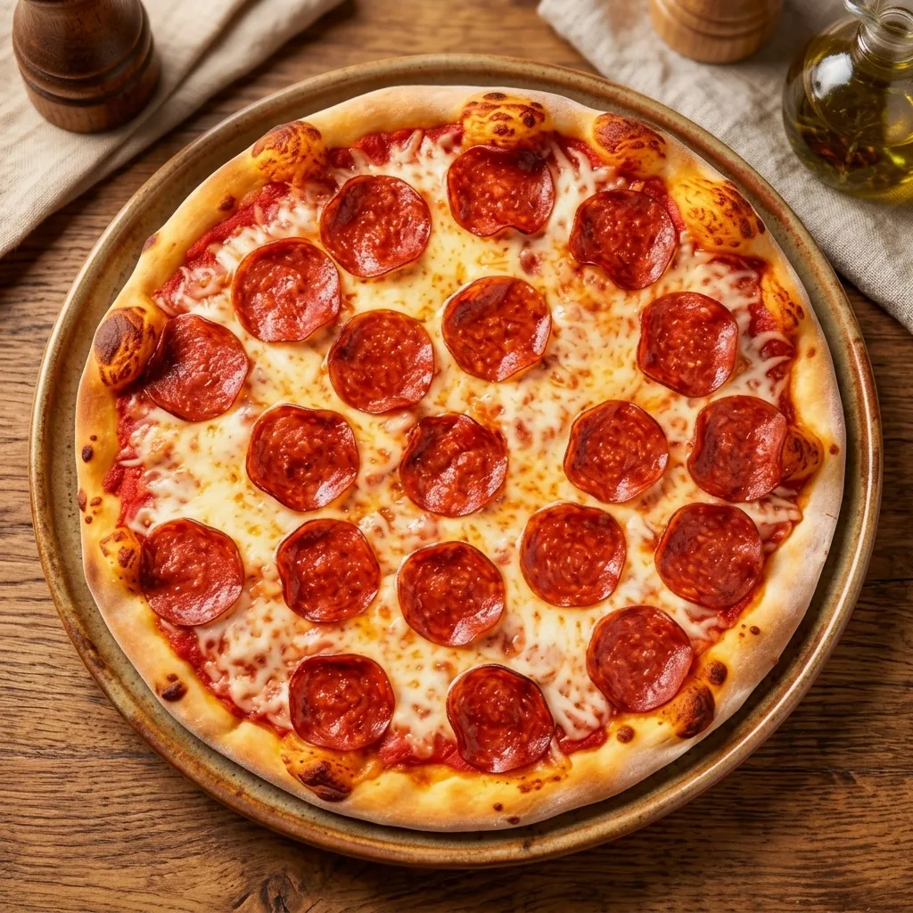 Large pepperoni pizza deal from Kings Pizza And Wings in downtown Hamilton, Ontario